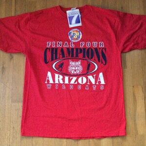 1997 NWT Vintage NCAA Final Four Champions Shirt XL - Arizona Wildcats